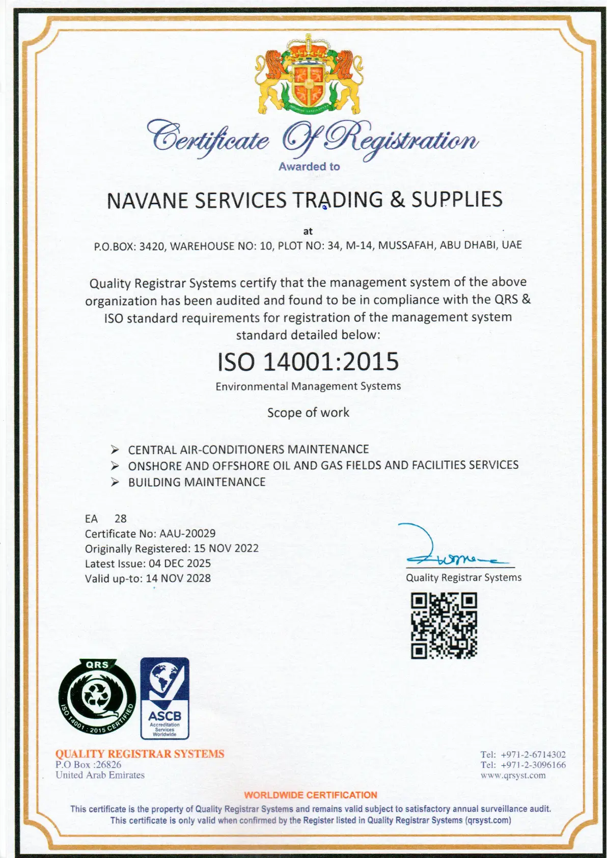 ISO 14001 2015